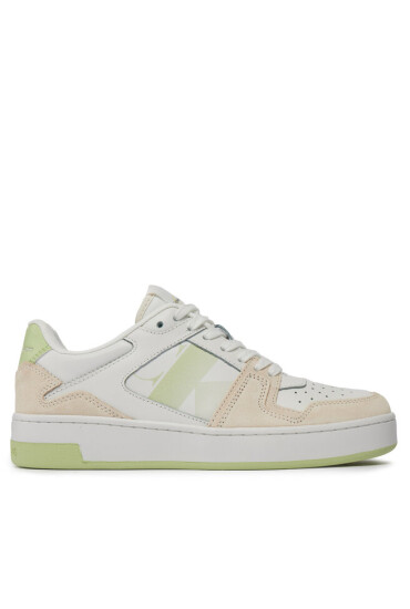 Calvin Klein Jeans Сникърси Basket Cupsole Lace Mix Nbs Sat YW0YW01446 Бял - Mera.bg