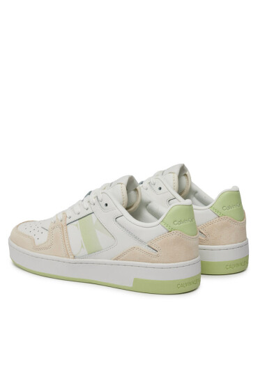 Calvin Klein Jeans Сникърси Basket Cupsole Lace Mix Nbs Sat YW0YW01446 Бял - Mera.bg