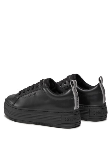 Calvin Klein Jeans Сникърси Bold Flatf Low Laceup Lth In Lum YW0YW01309 Черен - Mera.bg