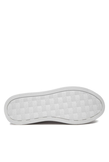 Calvin Klein Jeans Сникърси Bold Flatf Low Laceup Lth In Lum YW0YW01309 Бял - Mera.bg