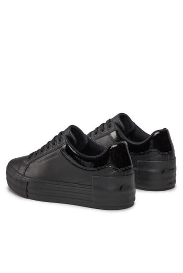 Calvin Klein Jeans Сникърси Bold Vulc Flatf Low Laceup Lth W YW0YW01105 Черен - Mera.bg