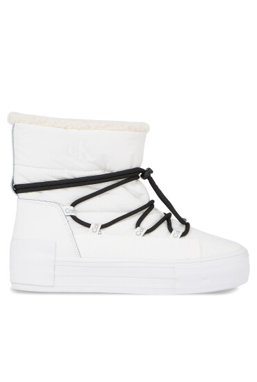 Calvin Klein Jeans Апрески Bold Vulc Flatf Snow Boot Wn YW0YW01181 Бял - Mera.bg