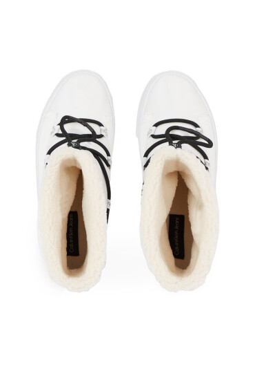 Calvin Klein Jeans Апрески Bold Vulc Flatf Snow Boot Wn YW0YW01181 Бял - Mera.bg