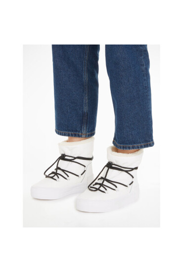 Calvin Klein Jeans Апрески Bold Vulc Flatf Snow Boot Wn YW0YW01181 Бял - Mera.bg