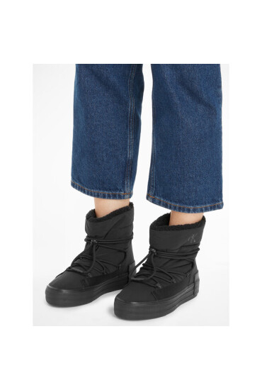 Calvin Klein Jeans Апрески Bold Vulc Flatf Snow Boot Wn YW0YW01181 Черен - Mera.bg