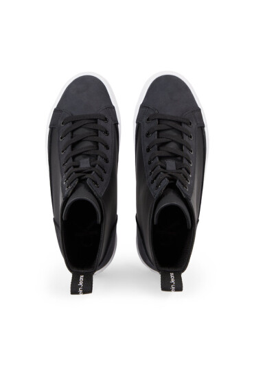 Calvin Klein Jeans Сникърси Bold Vulc Mid Flatform Laceup Wn YW0YW01270 Черен - Mera.bg