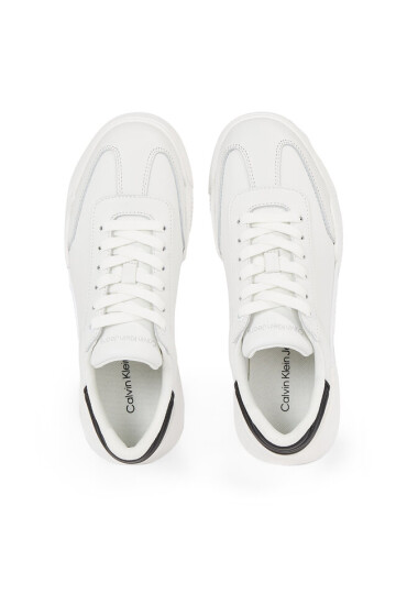 Calvin Klein Jeans Сникърси Chunky Cupsole 2.0 Laceup Lth YW0YW01188 Бял - Mera.bg
