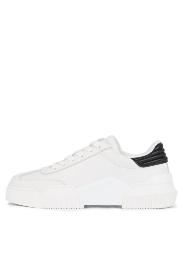 Calvin Klein Jeans Сникърси Chunky Cupsole 2.0 Laceup Lth YW0YW01188 Бял - Mera.bg