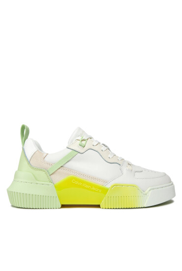 Calvin Klein Jeans Сникърси Chunky Cupsole 2.0 Lth Ml Sat YW0YW01306 Зелен - Mera.bg