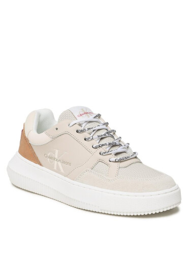 Calvin Klein Jeans Сникърси Chunky Cupsole Fluo Contrast YW0YW00925 Бежов - Mera.bg