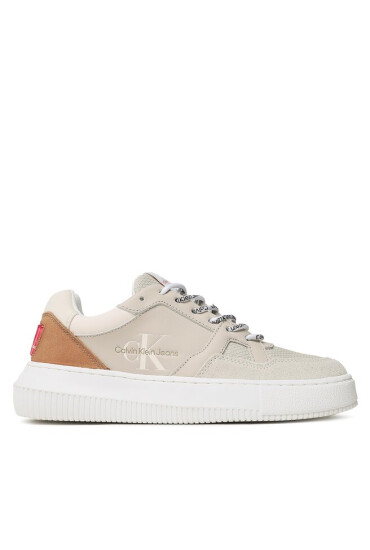 Calvin Klein Jeans Сникърси Chunky Cupsole Fluo Contrast YW0YW00925 Бежов - Mera.bg
