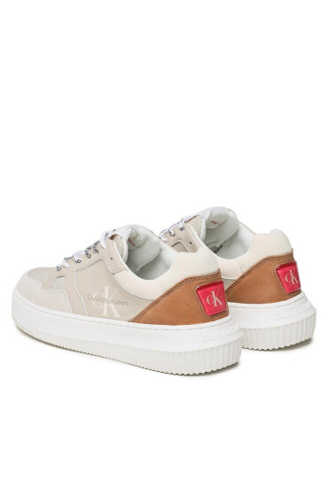 Calvin Klein Jeans Сникърси Chunky Cupsole Fluo Contrast YW0YW00925 Бежов - Mera.bg