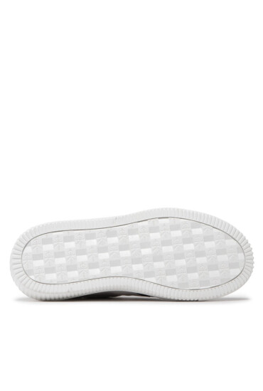 Calvin Klein Jeans Сникърси Chunky Cupsole Laceup Metallic YW0YW007830LB Бял - Mera.bg