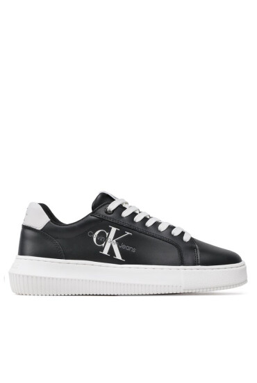 Calvin Klein Jeans Сникърси Chunky Cupsole Laceup Mon Lth Wn YW0YW00823 Черен - Mera.bg