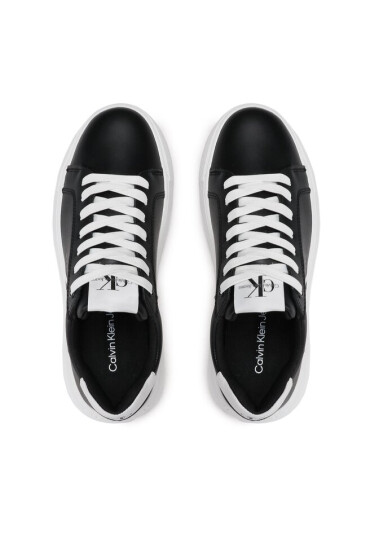 Calvin Klein Jeans Сникърси Chunky Cupsole Laceup Mon Lth Wn YW0YW00823 Черен - Mera.bg