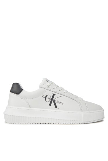 Calvin Klein Jeans Сникърси Chunky Cupsole Laceup Mon Lth Wn YW0YW00823 Бял - Mera.bg