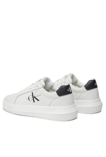 Calvin Klein Jeans Сникърси Chunky Cupsole Laceup Mon Lth Wn YW0YW00823 Бял - Mera.bg