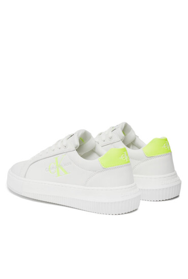 Calvin Klein Jeans Сникърси Chunky Cupsole Laceup Mon Lth Wn YW0YW00823 Бял - Mera.bg