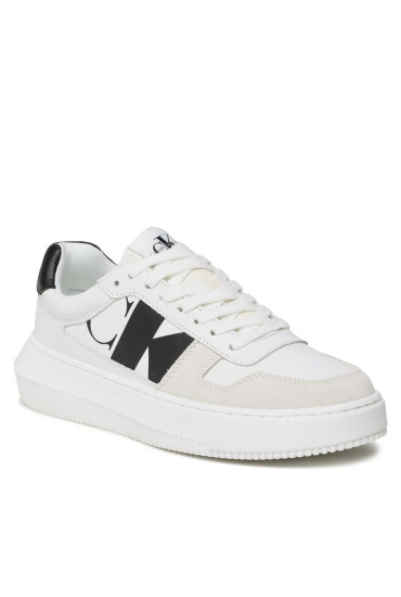 Calvin Klein Jeans Сникърси Chunky Cupsole Low Mod Vint YW0YW01046 Бял - Mera.bg