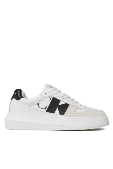 Calvin Klein Jeans Сникърси Chunky Cupsole Low Mod Vint YW0YW01046 Бял - Mera.bg
