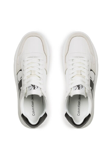 Calvin Klein Jeans Сникърси Chunky Cupsole Low Mod Vint YW0YW01046 Бял - Mera.bg