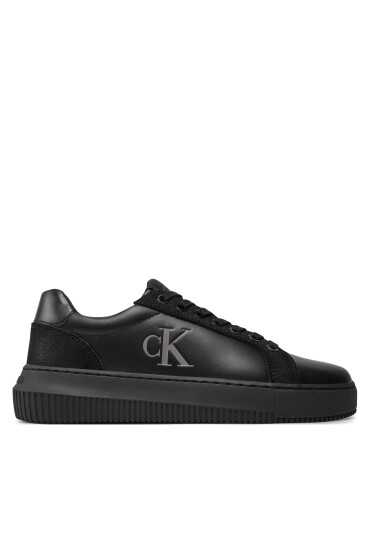 Calvin Klein Jeans Сникърси Chunky Cupsole Lth Mg Lth YW0YW01614 Черен - Mera.bg