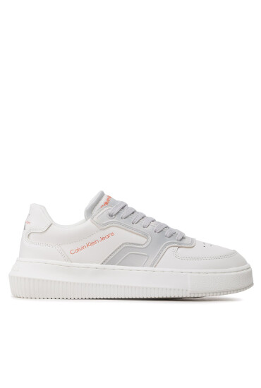 Calvin Klein Jeans Сникърси Chunky Cupsole Satin Wn YW0YW00923 Бял - Mera.bg