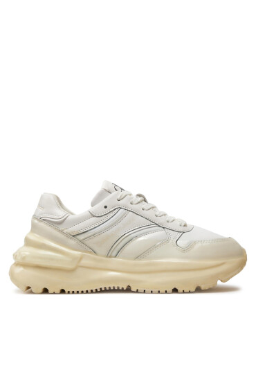 Calvin Klein Jeans Сникърси Chunky Run Low Laceup Dip Wn YW0YW01049 Бял - Mera.bg