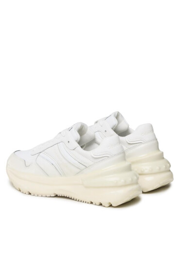 Calvin Klein Jeans Сникърси Chunky Run Low Laceup Dip Wn YW0YW01049 Бял - Mera.bg