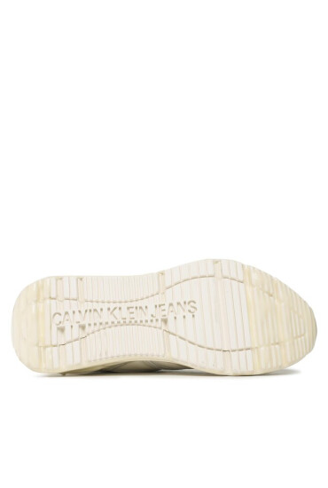 Calvin Klein Jeans Сникърси Chunky Run Low Laceup Dip Wn YW0YW01049 Бял - Mera.bg