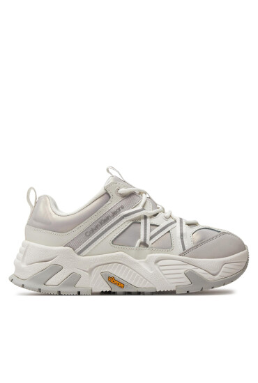 Calvin Klein Jeans Сникърси Chunky Run Vibram Lace Refl Wn YW0YW01062 Бял - Mera.bg