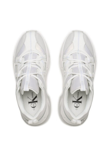 Calvin Klein Jeans Сникърси Chunky Run Vibram Lace Refl Wn YW0YW01062 Бял - Mera.bg