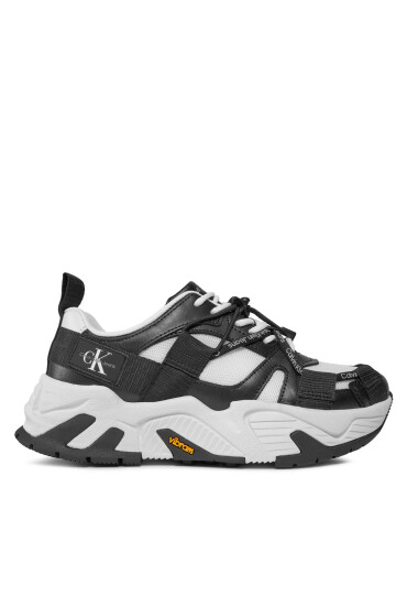 Calvin Klein Jeans Сникърси Chunky Runner Vibram Mix Ml Fad YW0YW01311 Черен - Mera.bg