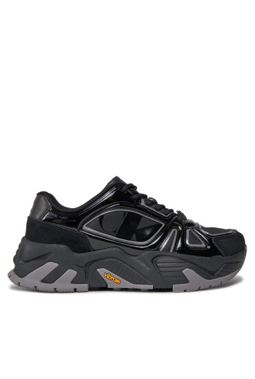 Calvin Klein Jeans Сникърси Chunky Runner Vibram Mix Nbs Lum YW0YW01310 Черен - Mera.bg