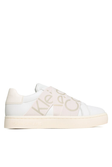 Calvin Klein Jeans Сникърси Classic Cupsole Elast Webbng YW0YW00911 Бял - Mera.bg