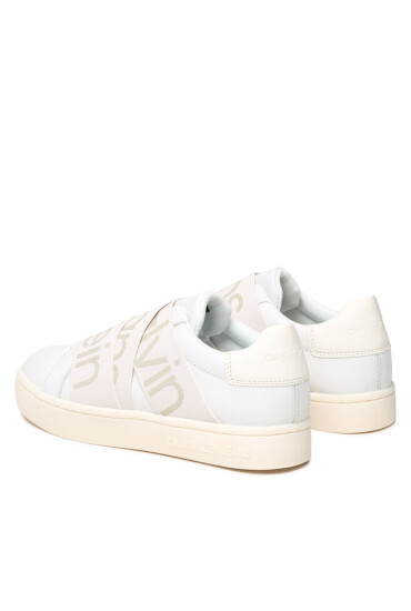 Calvin Klein Jeans Сникърси Classic Cupsole Elast Webbng YW0YW00911 Бял - Mera.bg