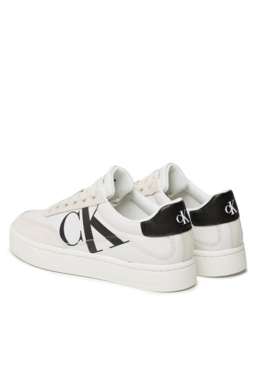 Calvin Klein Jeans Сникърси Classic Cupsole Laceup Mix Lth YW0YW01057 Бял - Mera.bg