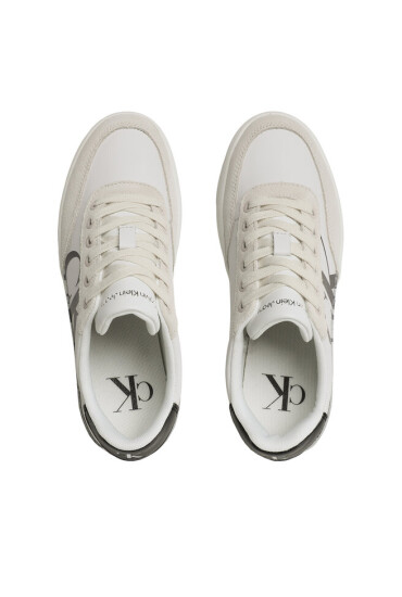Calvin Klein Jeans Сникърси Classic Cupsole Laceup Mix Lth YW0YW01057 Бял - Mera.bg