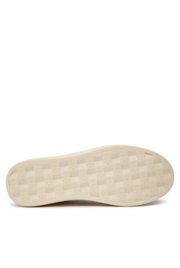 Calvin Klein Jeans Сникърси Classic Cupsole Low Lace Lth Ml YW0YW01296 Бежов - Mera.bg
