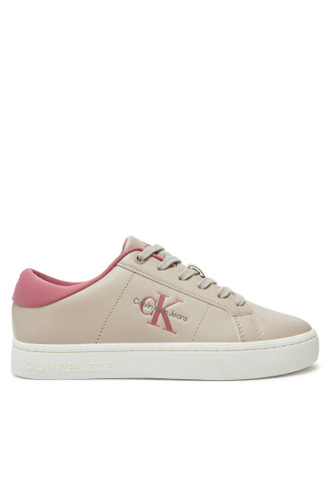 Calvin Klein Jeans Сникърси Classic Cupsole Lowlaceup Lth Wn YW0YW01444 Бежов - Mera.bg