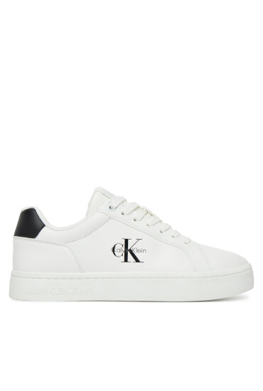 Calvin Klein Jeans Сникърси Classic Cupsole Mono Lth Wn YW0YW01902 Бял - Mera.bg