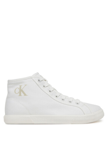 Calvin Klein Jeans Сникърси Ess Vulc Mid Cv Mg Wn YW0YW01761 Бял - Mera.bg