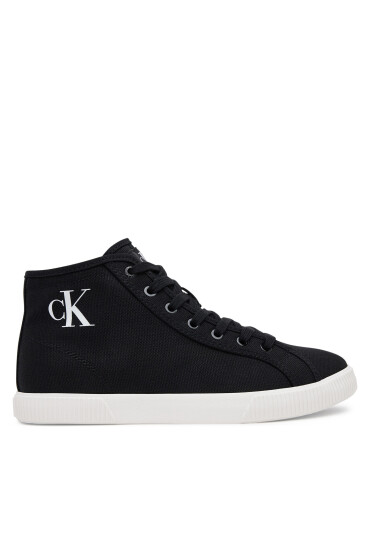 Calvin Klein Jeans Сникърси Ess Vulc Mid Cv Mg Wn YW0YW01761 Черен - Mera.bg