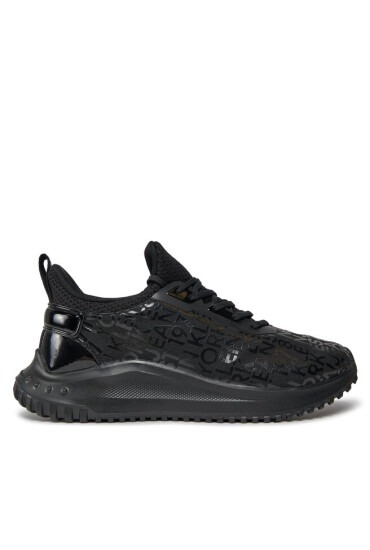 Calvin Klein Jeans Сникърси Eva Run Slipon Lace Lum Aop Wn YW0YW01441 Черен - Mera.bg