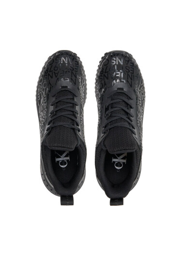Calvin Klein Jeans Сникърси Eva Run Slipon Lace Lum Aop Wn YW0YW01441 Черен - Mera.bg