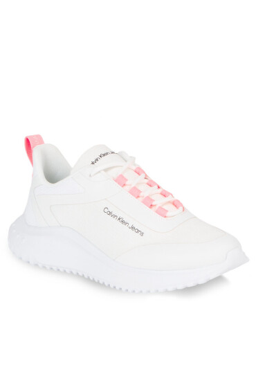 Calvin Klein Jeans Сникърси Eva Runner Laceup Mesh Wn YW0YW01215 Бял - Mera.bg