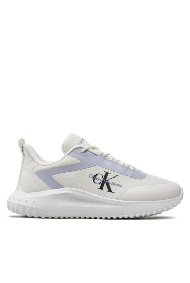 Calvin Klein Jeans Сникърси Eva Runner Low Lace Mix Ml Wn YW0YW01442 Бял - Mera.bg