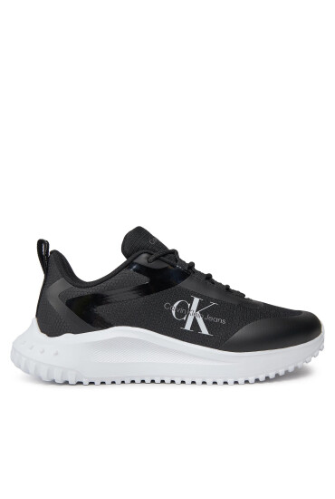 Calvin Klein Jeans Сникърси Eva Runner Low Lace Mix Ml Wn YW0YW01442 Черен - Mera.bg