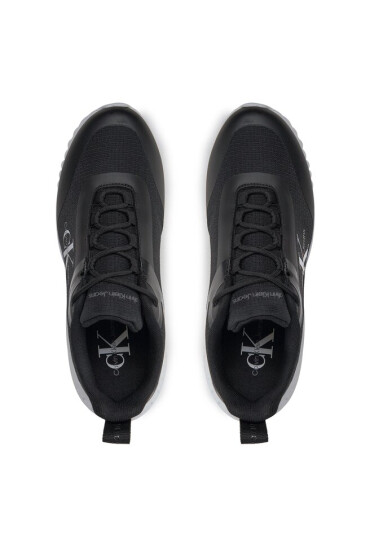 Calvin Klein Jeans Сникърси Eva Runner Low Lace Mix Ml Wn YW0YW01442 Черен - Mera.bg
