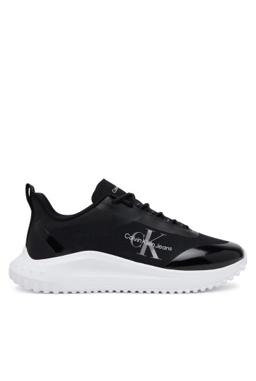 Calvin Klein Jeans Сникърси Eva Runner Low Lace Mix Ml Wn YW0YW01442 Черен - Mera.bg